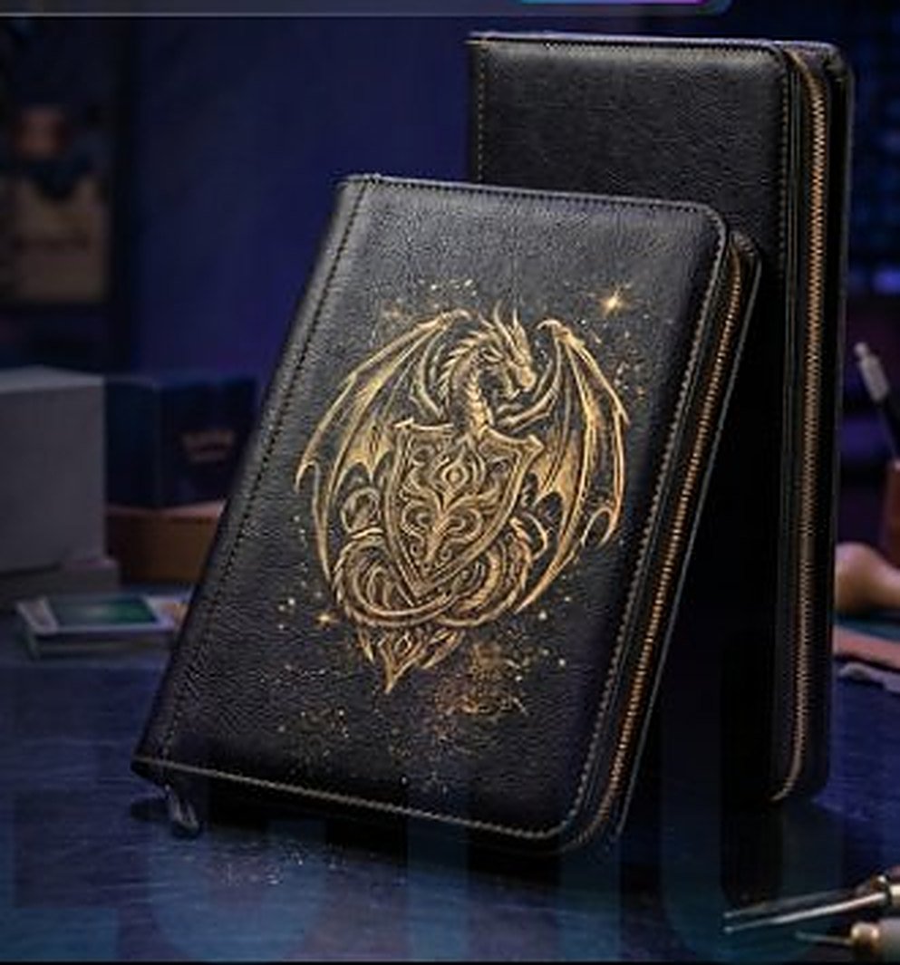 Dragon Crest Zip Binder